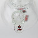 NG-14 inch Easy Clean Dome Perc Beaker [YN1126] Glass Bong High-End Brands Glass
