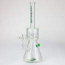 NG-14 inch Easy Clean Dome Perc Beaker [YN1126] Glass Bong High-End Brands Glass GREEN