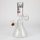 NG-12 inch Zig-zag Beaker [G1105] Glass Bong High-End Brands Glass AMBER