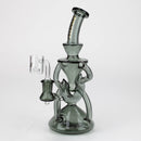 preemo - 10 inch 4-Arm Recycler [P034] Glass Rig preemo BLACK