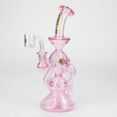 preemo - 11 inch 3-Arm Implosion Marble Recycler [P035] Glass Rig preemo PINK