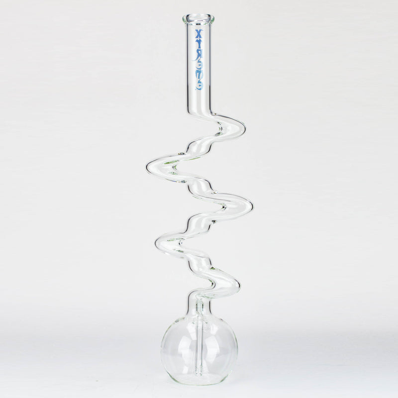 O 28" Xtream Kink Zong 7 mm glass water bong [XTR-Z016]