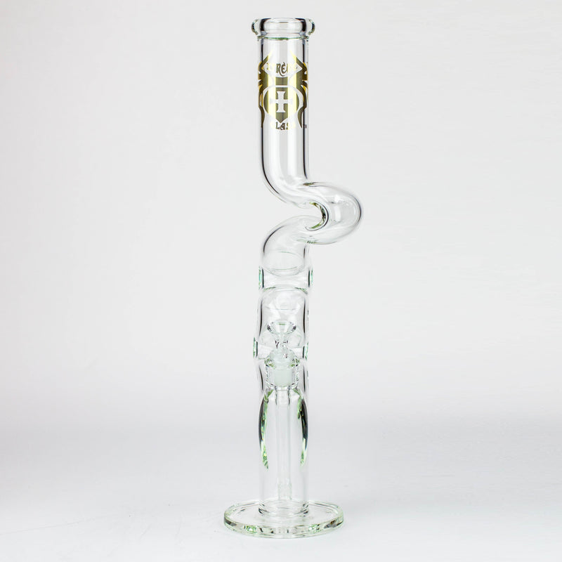 O 20" Xtream Kink Zong 7 mm glass water bong [XTR-Z022]