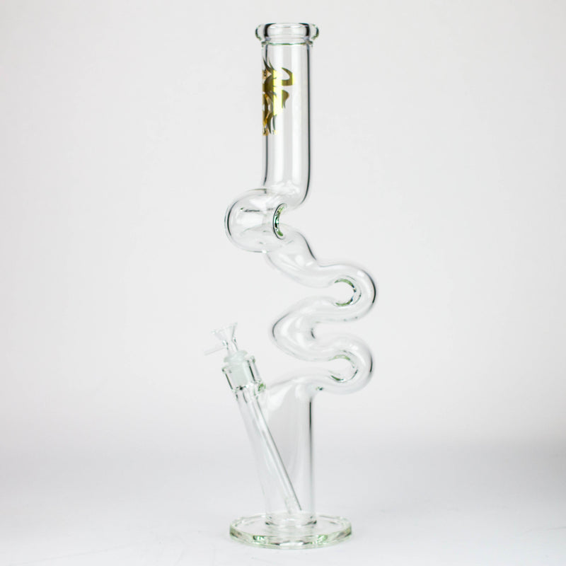 O 20" Xtream Kink Zong 7 mm glass water bong [XTR-Z022]