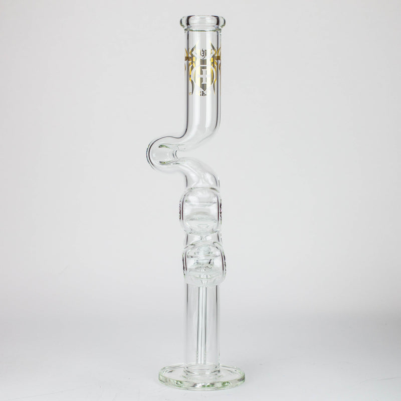 O 20" Xtream Kink Zong 7 mm glass water bong [XTR-Z022]