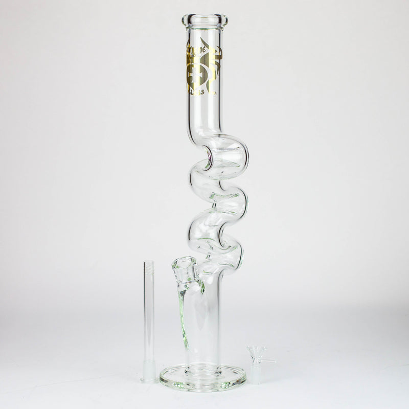 O 20" Xtream Kink Zong 7 mm glass water bong [XTR-Z022]