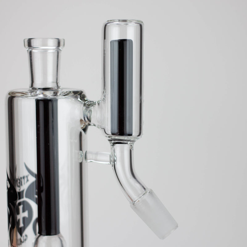 O Xtreme - 5" Glass Bong Showerhead diffuser Ashcatcher 45 Degree [XTR-Z013]