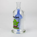 Xtreme - 5" Glass Bong Tree arms diffuser Ashcatcher [XTR-Z041] Ashcatcher · Percolator · Filter · Mouthpiece Canadian Distributor Blue
