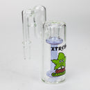 Xtreme - 5" Glass Bong Showerhead diffuser Ashcatcher [XTR-Z012/XTR-Z039] Ashcatcher · Percolator · Filter · Mouthpiece Canadian Distributor Purple