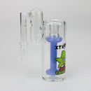 Xtreme - 5" Glass Bong Showerhead diffuser Ashcatcher [XTR-Z012/XTR-Z039] Ashcatcher · Percolator · Filter · Mouthpiece Canadian Distributor Blue