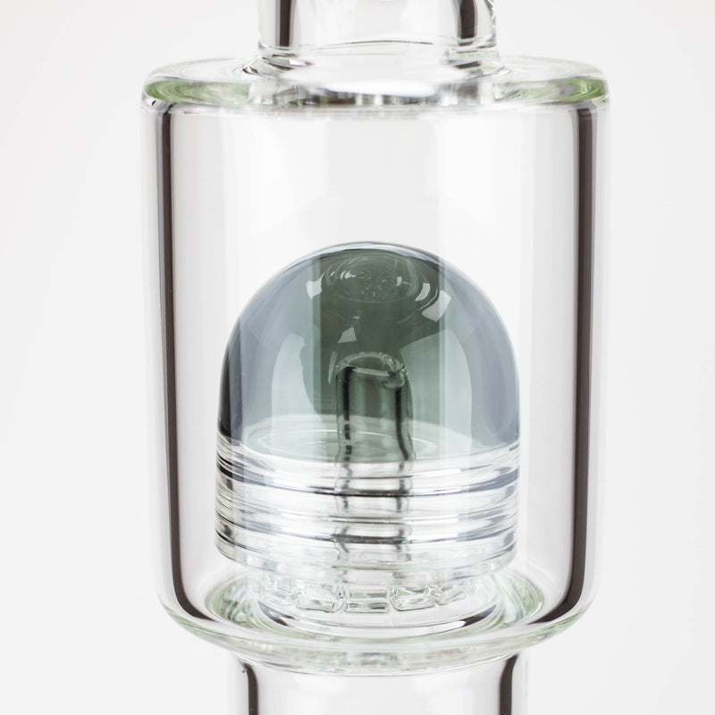 O 17" AQUA Glass showerhead percolator / 7mm /glass water bong [AQUA116]