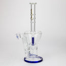 13" AQUA Glass 2-in-1 Sowerhead percolator glass bong [AQUA125] Glass Bong Canadian Distributor Blue