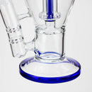 13" AQUA Glass 2-in-1 Sowerhead percolator glass bong [AQUA125] Glass Bong Canadian Distributor