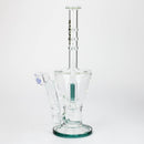 13" AQUA Glass 2-in-1 Sowerhead percolator glass bong [AQUA125] Glass Bong Canadian Distributor Lake Green