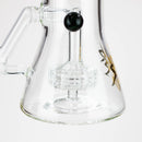 10" AQUA glass tire diffuser Rocket glass bong [AQUA113] Glass Bong Canadian Distributor