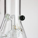 10" AQUA glass tire diffuser Rocket glass bong [AQUA113] Glass Bong Canadian Distributor