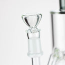 10" AQUA glass tire diffuser Rocket glass bong [AQUA113] Glass Bong Canadian Distributor