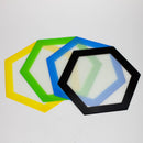 Non-Stick Silicone Dab Mats -Hexagon Tray Canadian Distributor