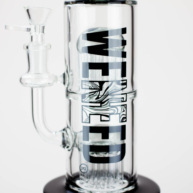 O WENEED®-10.5" Weneed Dark Matter Duo Glass Bong