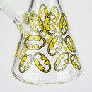 NG- 13 inch Bat Logo 7mm Beaker [S344] Glass Bong High-End Brands Glass