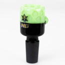 NG - Black & Colour Bubble Bucket Bowl [TW001] Bowl · Banger · Oil Burner High-End Brands Glass M.GREEN