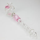 NG-9 inch Glass Handpipe [XY541] Glass Pipe High-End Brands Glass PINK