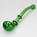 NG-10 inch Elongated Spoon Pipe [N8055] Glass Pipe High-End Brands Glass GREEN