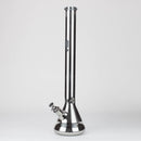 Infyniti | 24"metallic 7mm glass water bong [GP1775] Glass Bong ONE Silver