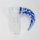 Thick Large bowl with horn handle Bowl · Banger · Oil Burner ONE Blue