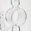 H2O | 19" Cone diffuser glass water bong [H2O-5012] Glass Bong Canadian Distributor