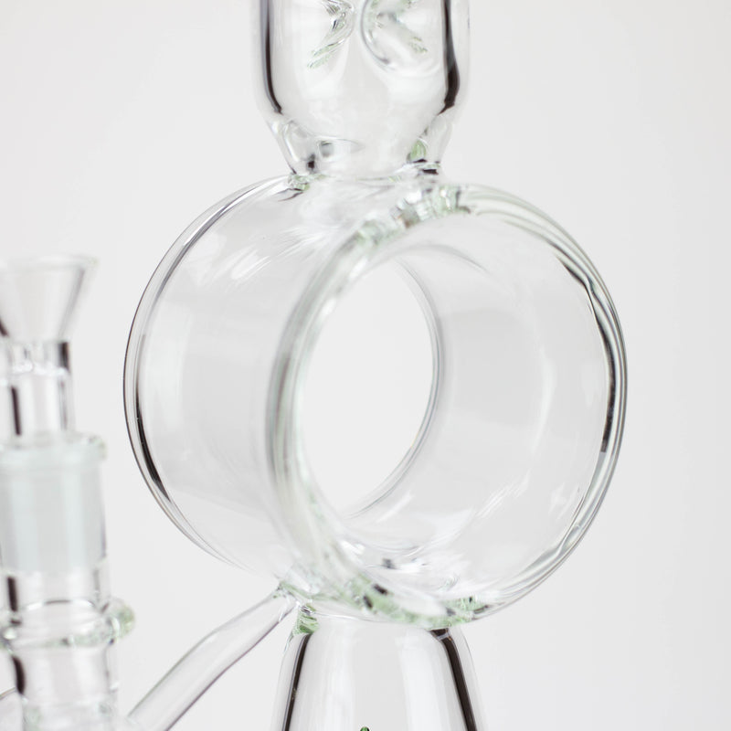 O H2O | 19" Cone diffuser glass water bong [H2O-5012]