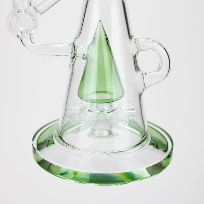 O H2O | 19" Cone diffuser glass water bong [H2O-5012]