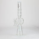 H2O | 19" Cone diffuser glass water bong [H2O-5012] Glass Bong Canadian Distributor White
