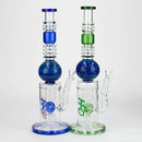 H2O | 15" Gold fumed sphere Glass water bong [H2O-5017] Glass Bong Canadian Distributor