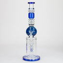 H2O | 15" Gold fumed sphere Glass water bong [H2O-5017] Glass Bong Canadian Distributor