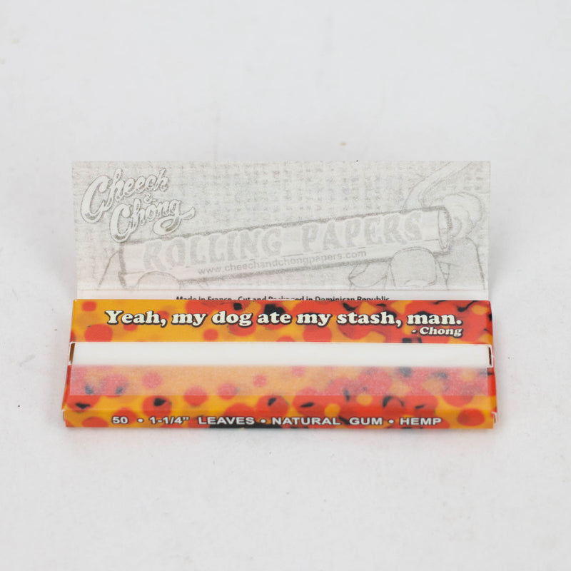 O Cheech and Chong Unbleached Papers - 1 1/4"