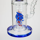 H2O | 15" Gold fumed sphere Glass water bong [H2O-5017] Glass Bong Canadian Distributor