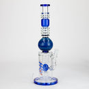 H2O | 15" Gold fumed sphere Glass water bong [H2O-5017] Glass Bong Canadian Distributor