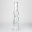 H2O | 17" Glass water bong [H2O-5016] Glass Bong Canadian Distributor Clear