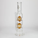 H2O | 17" Glass water bong [H2O-5016] Glass Bong Canadian Distributor Amber