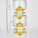 H2O | 17" Glass water bong [H2O-5016] Glass Bong Canadian Distributor