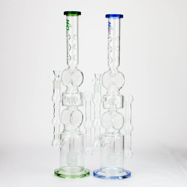 O H2O | 22" Glass water bong [H2O-5021]