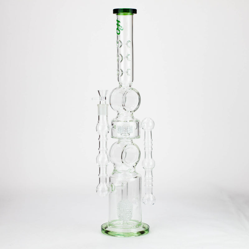 O H2O | 22" Glass water bong [H2O-5021]