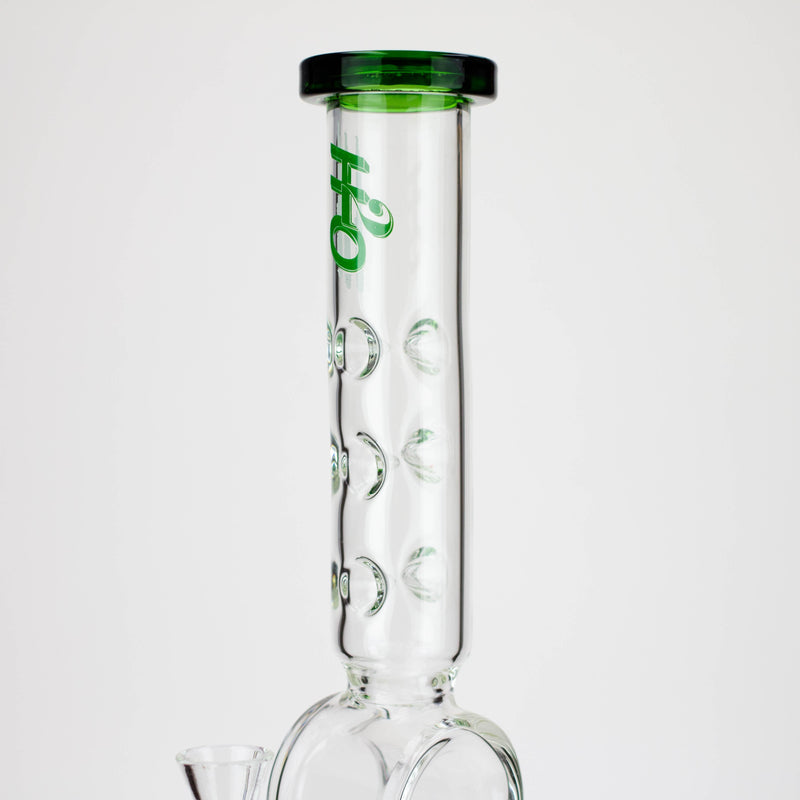 O H2O | 22" Glass water bong [H2O-5021]