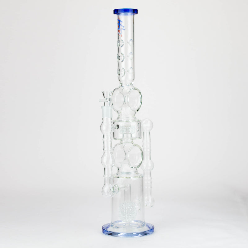 O H2O | 22" Glass water bong [H2O-5021]