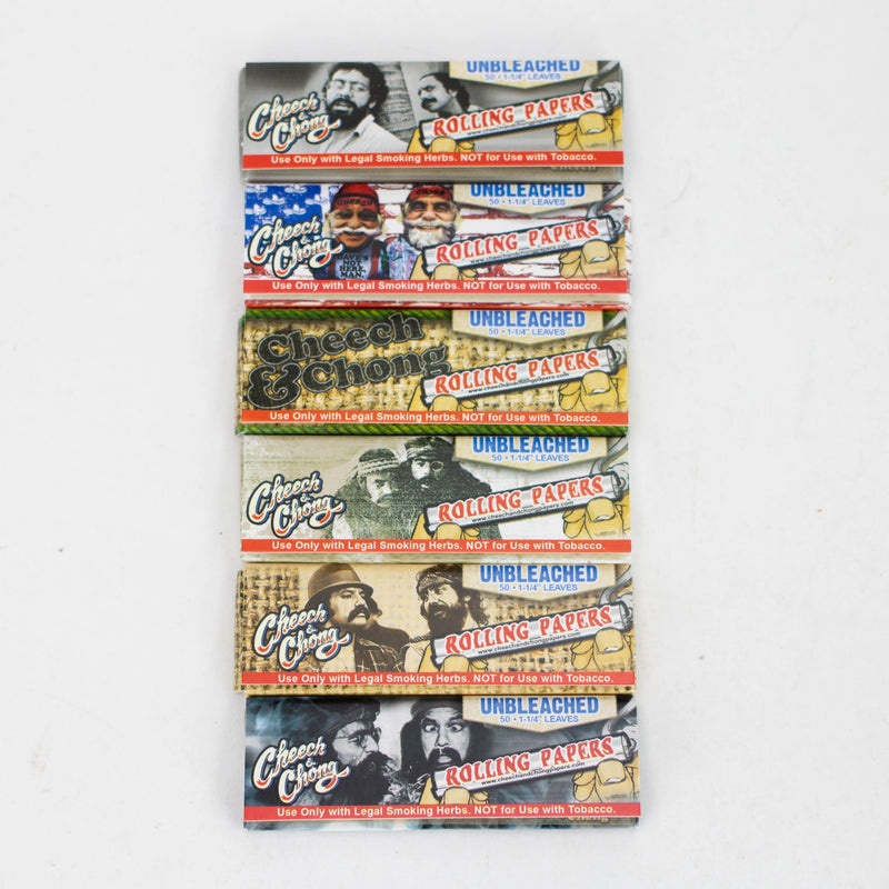 O Cheech and Chong Unbleached Papers - 1 1/4"