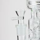 H2O | 21" glass water bong [H2O-5020] Glass Bong Canadian Distributor