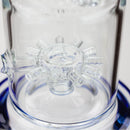 H2O | 21" glass water bong [H2O-5020] Glass Bong Canadian Distributor