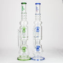 H2O | 21" Percolator glass water bong [H2O-5018] Glass Bong Canadian Distributor