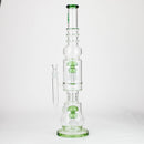 H2O | 21" Percolator glass water bong [H2O-5018] Glass Bong Canadian Distributor
